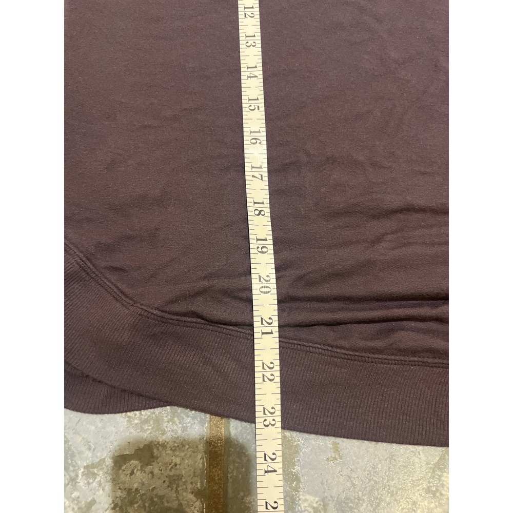 Athleta Purple Modal Spandex Long Sleeve Crew Neck Pullover Sweatshirt Top Sz M - Picture 7 of 8